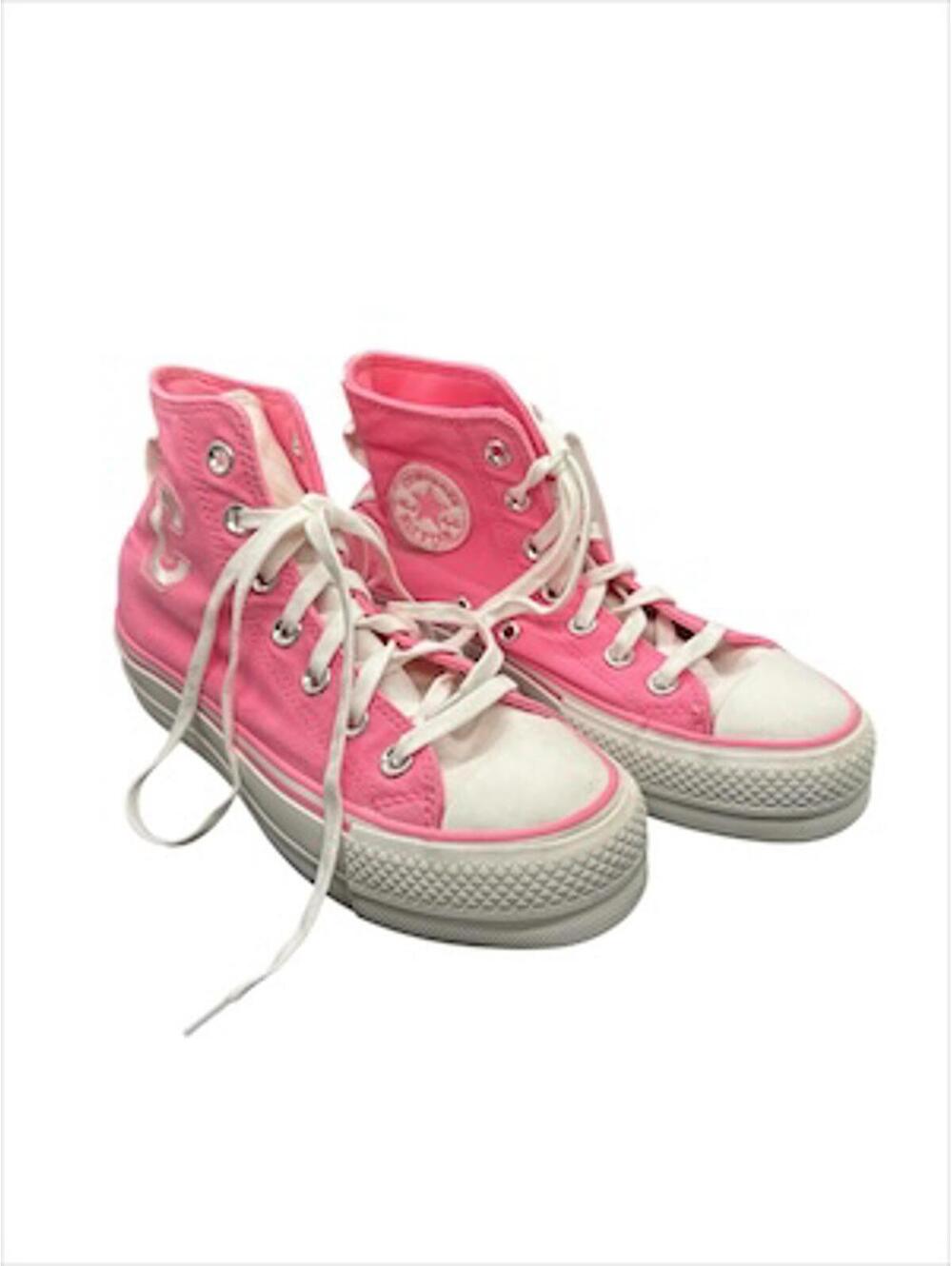 Pink CTAS lift Plaform Converse